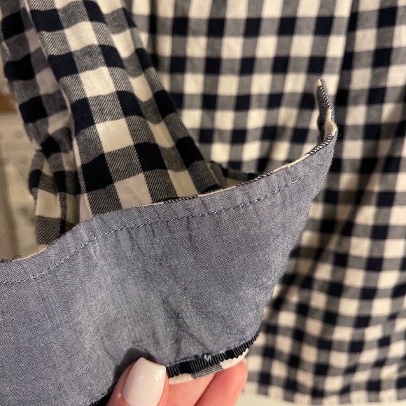 Tommy Hilfiger Gingham Pullover Flannel Top - Picture 7 of 8